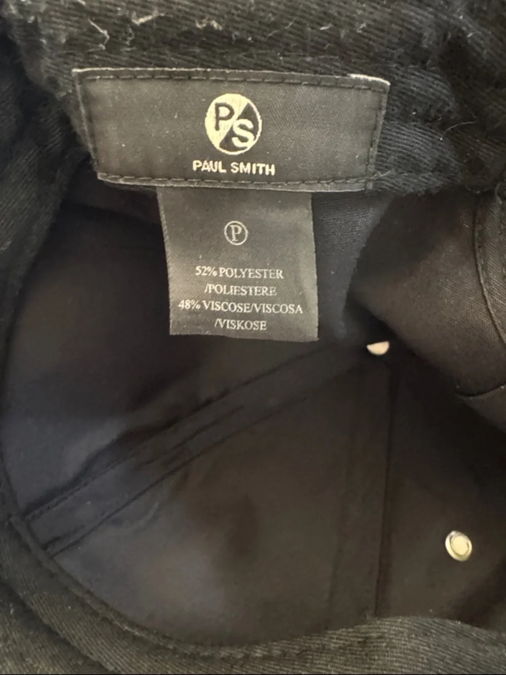 Paul Smith Designer Baseball Hat - Picture 2 of 5